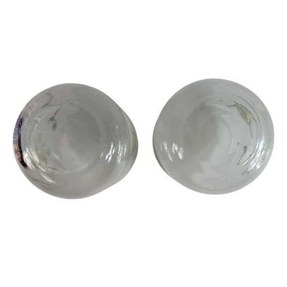 Pfaltzgraff Naturewood Frosted Juice Drinking Glasses 8oz Set of 2 Round Bottom - Picture 5 of 6